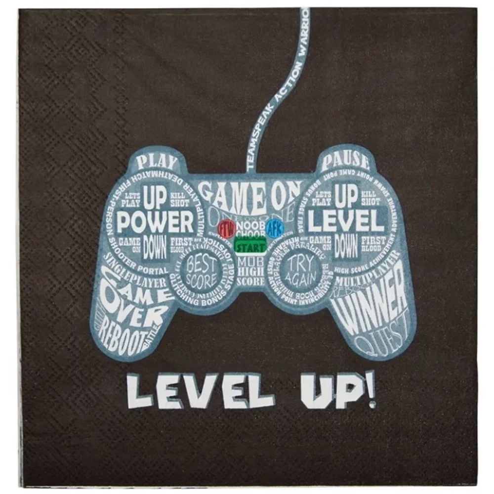 144-Piece Video Game Party Supplies Set for Gamer Birthday Party Decorations.New